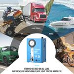VXSCAN Automotive Smoke Machine Leak Detector,EVAP Smoke Machine for Cars with Built-in Air Pump and Pressure Gauge, Flow Meter, Dual Mode for All DC12V Vehicles in Vacuum,Fuel and Other Cars System