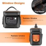MRINCA ​​Carrying Case Compatible with Jackery Explorer 240 v2, Portable Power Station Storage Bag with Quick-Access Window & Front Pockets for Solar Generator Accessories and Cables​​​​