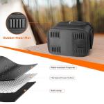 MRINCA ​​Carrying Case Compatible with Jackery Explorer 240 v2, Portable Power Station Storage Bag with Quick-Access Window & Front Pockets for Solar Generator Accessories and Cables​​​​