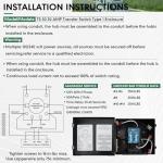 TS-30 30 Amp Automatic Transfer Switch for RV,Speedboats,Travel Trailer,Camper Van,120V Generator Transfer Switch for Inverter/Shore Power/Generators