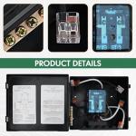 TS-30 30 Amp Automatic Transfer Switch for RV,Speedboats,Travel Trailer,Camper Van,120V Generator Transfer Switch for Inverter/Shore Power/Generators