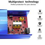 150W Car Power Inverter DC 12V to 110V AC Converter with 3.1A Dual USB Power inverters for Vehicles,Road Trip Essentials Camping Accessories Blue