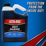 STA-BIL Marine Fuel System Treatment | Full Fuel System Cleaner, Injector Cleaner | Additive for Boats & Watercrafts, In-Season Cleaning & Protection 1 Gallon
