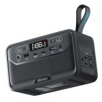 DaranEner Portable Power Station 28000mAh LiFePO4 Battery, Power Bank with AC Outlet 100W/110V, USB-C PD Fast Charging Solar Generator for Laptop, Travel, Camping, Home, Office, TSA Approved