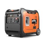 GENMAX Portable Generator，5500W Ultra-Quiet Gas Engine, EPA Compliant, Eco-Mode Feature, Ultra Lightweight for Backup Home Use & Camping (GM5500i)