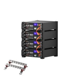 TechCella 48V 400Ah LiFePO4 Lithium Battery, 4 Pack 48V 100Ah, Inverter Communication, 3U Rack-Mount, Smart Display & Bluetooth, 6000+ Cycles, 20.48kWh Capacity for Off-Grid, Solar System, Backup