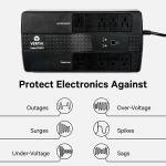 Vertiv Liebert PST5 UPS - 500VA/300W 120V Standby Power, 8 Outlets, Battery Backup with Surge Protection, Energy Star Certified, 3 Year Warranty, Free Software for Controlled Shutdown (PST5-500MT120)