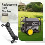 MWEDP 40065 Generator Wheel Kit for Champion 2800-4750-Watt / 3000-5500-Watt or Higher Inverter Generators with Folding Handle and Never-Flat Tires