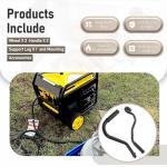 MWEDP 40065 Generator Wheel Kit for Champion 2800-4750-Watt / 3000-5500-Watt or Higher Inverter Generators with Folding Handle and Never-Flat Tires