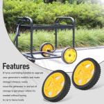 MWEDP 40065 Generator Wheel Kit for Champion 2800-4750-Watt / 3000-5500-Watt or Higher Inverter Generators with Folding Handle and Never-Flat Tires