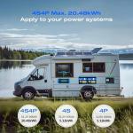 WattCycle 12V 100Ah LiFePO4 Deep Cycle Battery - Group 24, 15000 Deep Cycles, Built-in 100A BMS, Low-Temperature Protection for RV, Marine, Golf Cart, Solar Panel Systems, Home Backup (3 Packs)