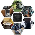 6/4 6 Gauge SOOW Electric Wire 6 AWG 6/4 Portable Power Cable 600V 4 Conductor 6 Gauge SOOW Extension Cord for Portable Light,Welder,Generator,NEMA 14-50 RV Outlet Box,EV Car Battery Charger-50ft