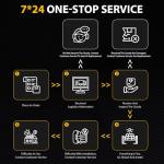 ECO-WORTHY 7.168KWH 800W Solar Panel Kit for RV Off Grid Complete System with 4PCS HPBC 200W Solar Panels, 3000W UPS Inverter Charger, 2PC 12.8V 280AH Lithium Batteries, 60A MPPT Controller Bluetooth