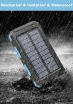 36800mAh Solar Power Bank with Fast Charging