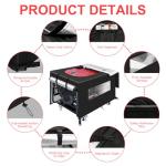 Generator Covers while Running, 32''L×24''W×24''H, Waterproof Generator Covers for Outside with Top Opening and Visual Operation Window, Double-layer Fabric, Black