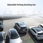 Wireless Backup Camera for Truck 7'' 1080P HD Monitor with DVR, BSD Alert RV Backup Camera System 18 LED IR Night Vision Reverse Camera Support 4 Cameras Rear View Camera for Car,Trailers, 5th Wheels