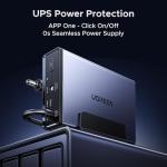 UGREEN NAS UPS, 120W DC Battery Backup and Surge Protector, 12000mAh Uninterruptible Battery Power Supply Compatible for UGREEN NAS DXP2800, DXP4800, DXP4800 Plus, DXP480T Plus, DH4300 Plus Only