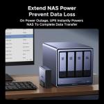 UGREEN NAS UPS, 120W DC Battery Backup and Surge Protector, 12000mAh Uninterruptible Battery Power Supply Compatible for UGREEN NAS DXP2800, DXP4800, DXP4800 Plus, DXP480T Plus, DH4300 Plus Only