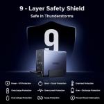 UGREEN NAS UPS, 120W DC Battery Backup and Surge Protector, 12000mAh Uninterruptible Battery Power Supply Compatible for UGREEN NAS DXP2800, DXP4800, DXP4800 Plus, DXP480T Plus, DH4300 Plus Only