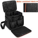 Trunab Travel Carrying Bag Compatible with Jackery Explorer 1500, Portable Power Station Storage Case with Waterproof Bottom and Front Pockets for Charging Cable and Accessories