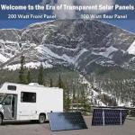 JJN Bifacial 400 Watt Solar Panel, 16BB N-Type 2 Pcs 200W 12V 25% High Efficiency 400W Solar Panels, Monocrystalline Solar Module for RV Home Farm Trailer Camper Marine Off-Grid Solar System