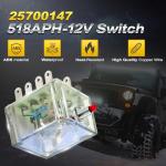 518APH-12 Magnetic Switch for Bandit Chipper Marine Engine Heavy Duty Diesel Generator Engines and Distributor Ignition (25700147)