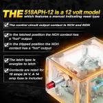 518APH-12 Magnetic Switch for Bandit Chipper Marine Engine Heavy Duty Diesel Generator Engines and Distributor Ignition (25700147)