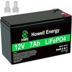 12V 7Ah Lithium Deep Cycle Battery for Multiple Uses