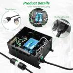 KUTTOLE 30 Amp Automatic Transfer Switch, RV Automatic Transfer Switch, Prewired ATS for Generator, Travel Trailer, 120V