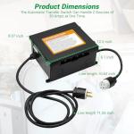 KUTTOLE 30 Amp Automatic Transfer Switch, RV Automatic Transfer Switch, Prewired ATS for Generator, Travel Trailer, 120V