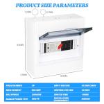 100A Automatic Transfer Switch, 110V Millisecond Level Dual Power Automatic Transfer Switch, Generator Transfer Switch, with Metal Distribution Box