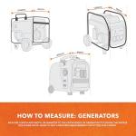 Modern Leisure Basics Outdoor Generator Cover, 38”L x 28”W x 30”H, Black