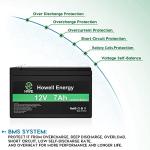 12V 7Ah Lithium Deep Cycle Battery for Multiple Uses