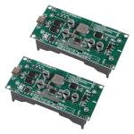 JUZITAO 2PCS Type-C 15W 3A 5V Fast Charge UPS Power Supply 18650 Lithium Battery Charger Module DC-DC Step Up Booster Converter