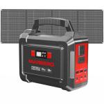 MARBERO 296Wh Portable Solar Generator with 60W Panel