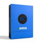 Aninerel 12000W Hybrid Solar Inverter 48V DC to 110/220V AC, Pure Sine Wave, Built-in Dual MPPT, 99.9% Efficiency, Solar & Generator Input, Dustproof, for Home Backup RV Off-Grid