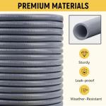 50 FT Natural Gas Hose, 3/4" ID Natural Gas Extension Hose, Line Hose with Brass Quick Connect Fittings, for Generators, Grills, Patio Heaters, BBQ