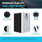 Renogy 200W 12V Monocrystalline Solar Panel Kit