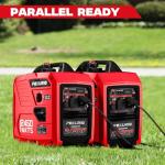 2450 Watt Inverter Generator, 120V Gas Powered Generator Super Quiet, RV Ready/EPA for RV, Camping and Home，Red