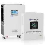 ECO-WORTHY Home Power Station Backup, 48V 280AH LiFePO4 Battery with 5KW Inverter, Communication Support, for Home Backup, Emergency, Solar Energy System