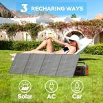 MARBERO 296Wh Portable Solar Generator with 60W Panel