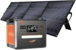 SolarPlay 2500W Portable Power Station(Peak 4800W), 2304Wh Solar Generator with 200W Solar Panel BMS Emergency Solar Battery Backup for Home Camping Outdoor Battery Backup