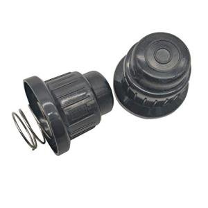 METER STAR 2 Pcs Igniter Button Cap Spark Generator Knob Gas Fire Pit AAA&AA Battery Pulse Igniter Push Button Switch M18 Thread for Replacement BBQ Ignitor Switch Cap