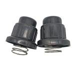 METER STAR 2 Pcs Igniter Button Cap Spark Generator Knob Gas Fire Pit AAA&AA Battery Pulse Igniter Push Button Switch M18 Thread for Replacement BBQ Ignitor Switch Cap