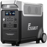 FOSSiBOT F3600 Portable Power Station, 5x120V AC Output 3600W/3840Wh LiFePO4 Battery Expandable to 11520Wh, Electrical Solar Generator for Garage, Home, Off-Grid Living, Camping, RVs
