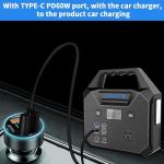 COSSIFTW 10000A Heavy Duty Jump Starter AC 200W Generator 130wh Jump Booster PD 60W Two-Way Fast-Charging for All 12V Gas & up to 15L Diesel Engine Good All for Truck RV Yacht Lawn Mower Mining Truck