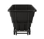 Suncast Commercial Standard Duty 1.5 Cubic Yard Roto-Molded Tilt Truck with Integrated Brake, Towable Design, 1300-Pound Capacity