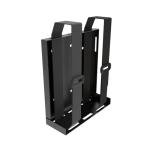 JINGCHENGMEI Universal Wall and VESA Mount -Adjustable Mount with Straps for Small Computers, UPS, Modems, Cable Boxes or Other Electronic Devices, Metal, Black
