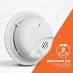 First Alert Smoke Alarm, Interconnect Hardwire Detector with Battery Backup, SMI100-AC, 3-Pack