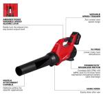 2824-20 for Milwaukee.. M18 Fuel Dual Battery Blower (Bare Tool) + TPT Premium cart tecforeman